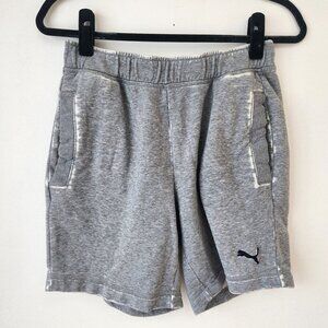 Puma Grey Sweat Shorts Joggers Activewear Loungewear Men's S